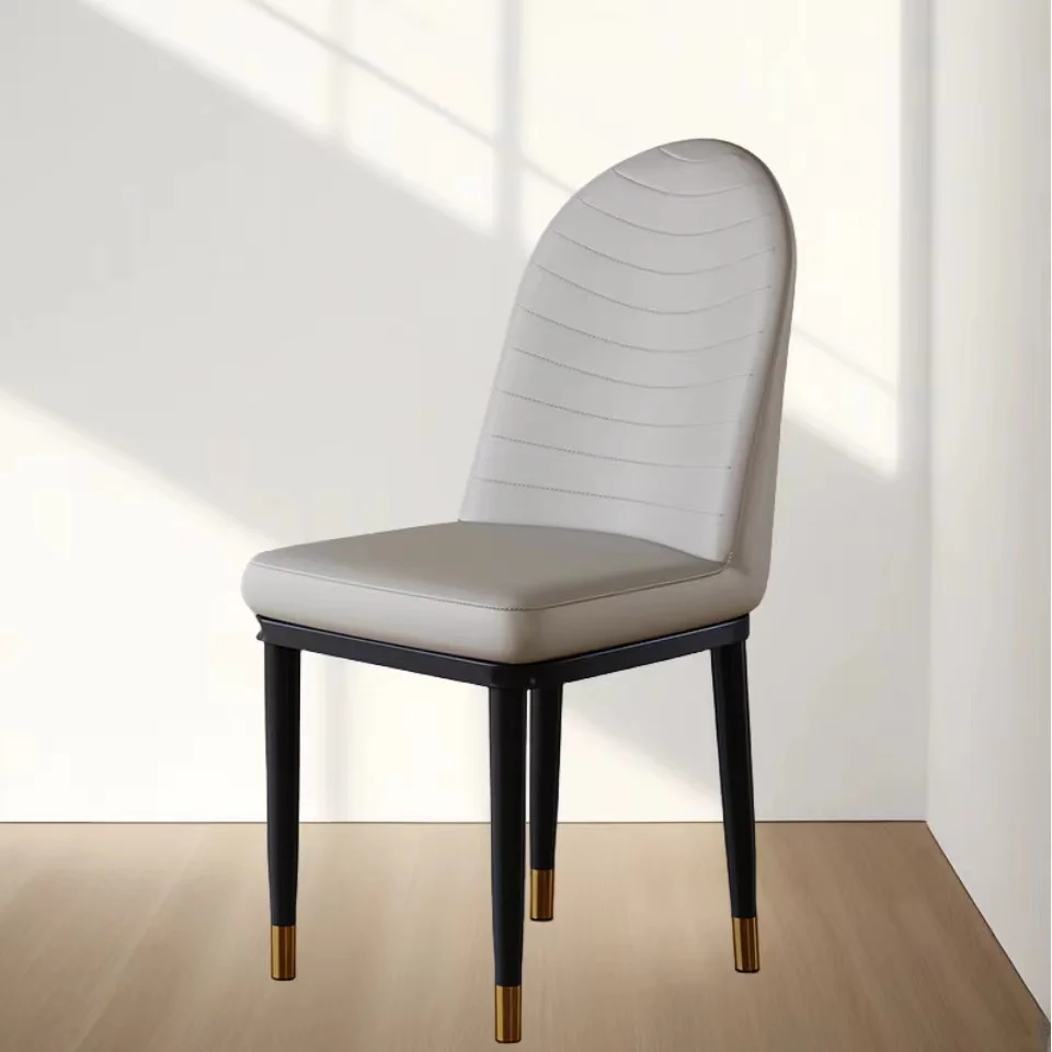 Wholesale Price Nordic Dining Chair Restaurant Modern Cream Upholstered Dining Chairs Velvet Ding Chair