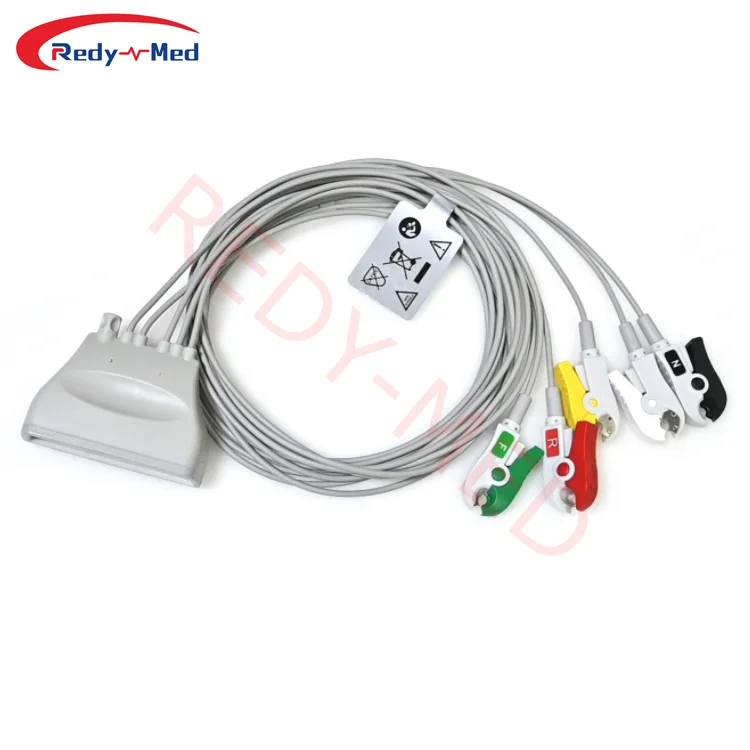 Compatible With Philips Set of 5 ECG Leadwires for MX40 Telemetry Cable Unit,989803171851