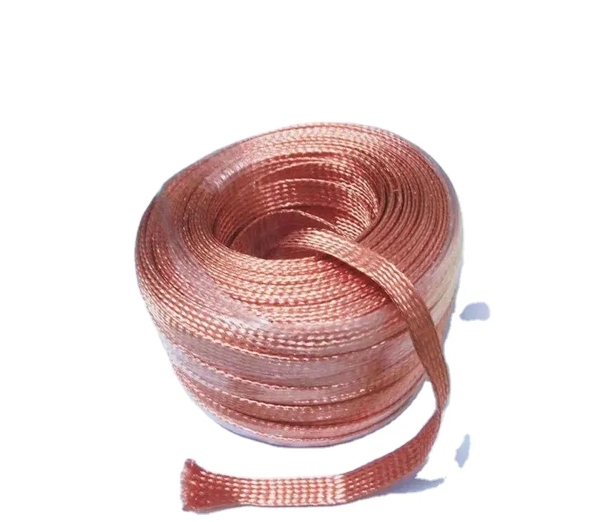 2023 Top Selling Flexible Copper Braided Wires Copper Connectors Earthing Connection