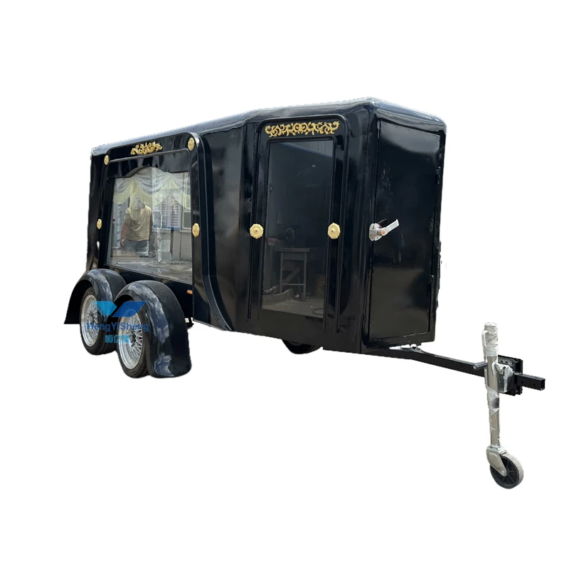 Funeral Hearse Truck China Funeral Car Trade Trailer Funeral Car Luxury Carriage