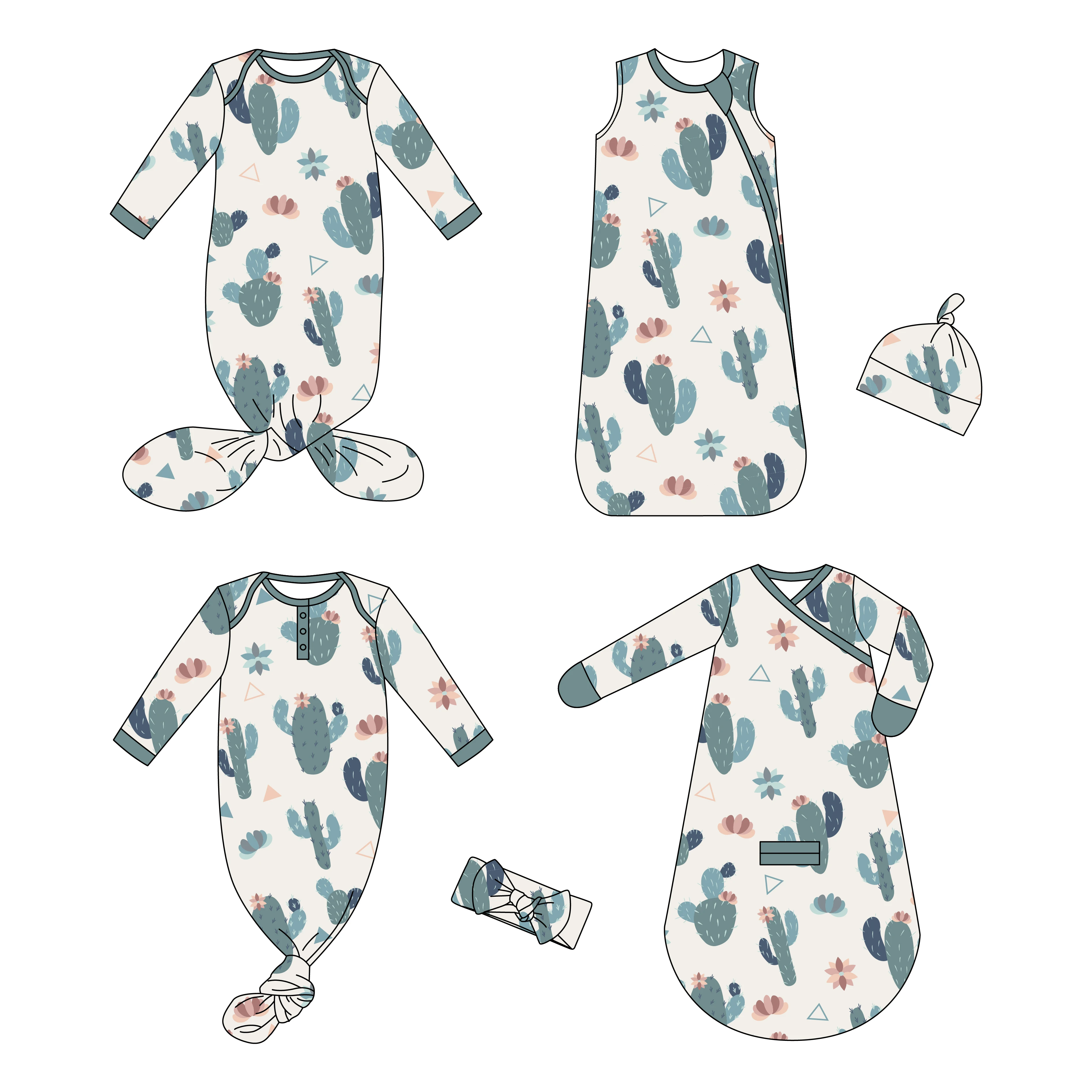 Bamboo baby sleeping bags two ways zipper newborn pajamas baby sleep sack wholesale bamboo toddler sleepers newborn clothes