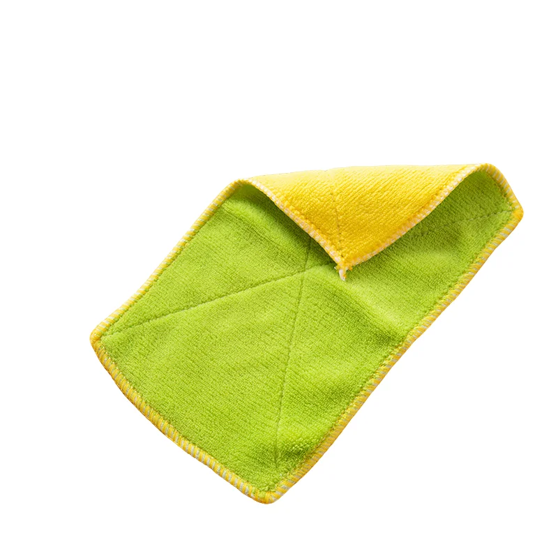 ZYJL Super Absorbent Rag Kitchen Cleaning Cloth Double layer Coral Fleece Dish Towel Dish Cloth Kitchen Rag Gadgets RAG