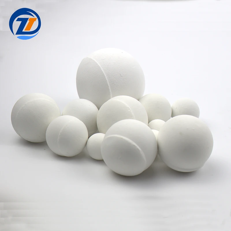 99% AL2O3 инертный глиноземный керамический шар-катализатор поддерживающие среды