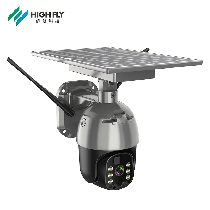 HD 1080P мини наружная PTZ IP-скоростная купольная Солнечная камера Wifi Cctv беспроводное охранное наблюдение