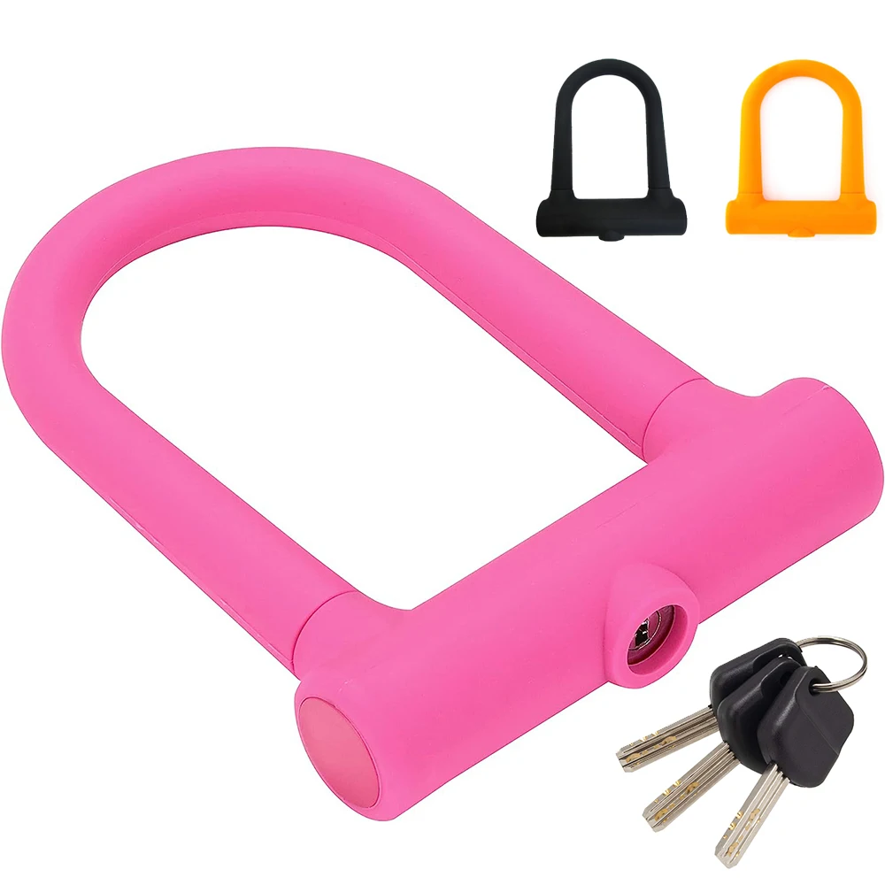 UMEDO High Security Special Steel Electric Bike Bicycle D Lock U Shape Motorcycle Anti Theft Bike Lock U Lock