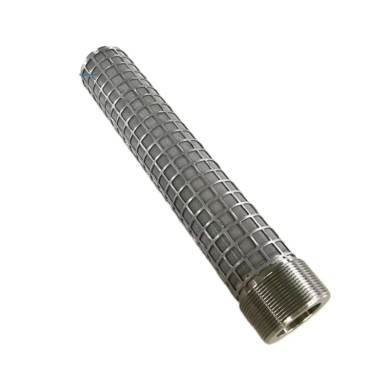 Reusable 100 micron Stainless Steel Wire Mesh Filters Cylinder Filter Sintered Mesh Filter Element