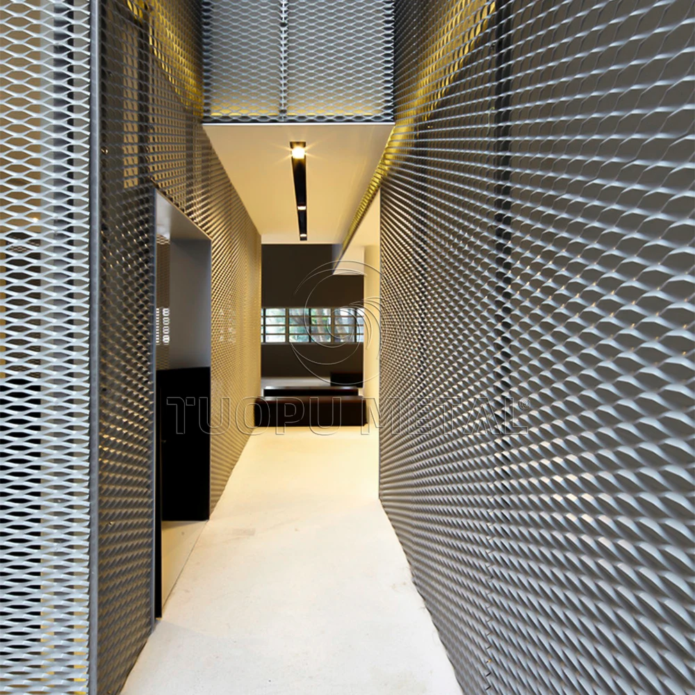 metal wall panel curtain wall aluminum mesh aluminum decorative wall panel