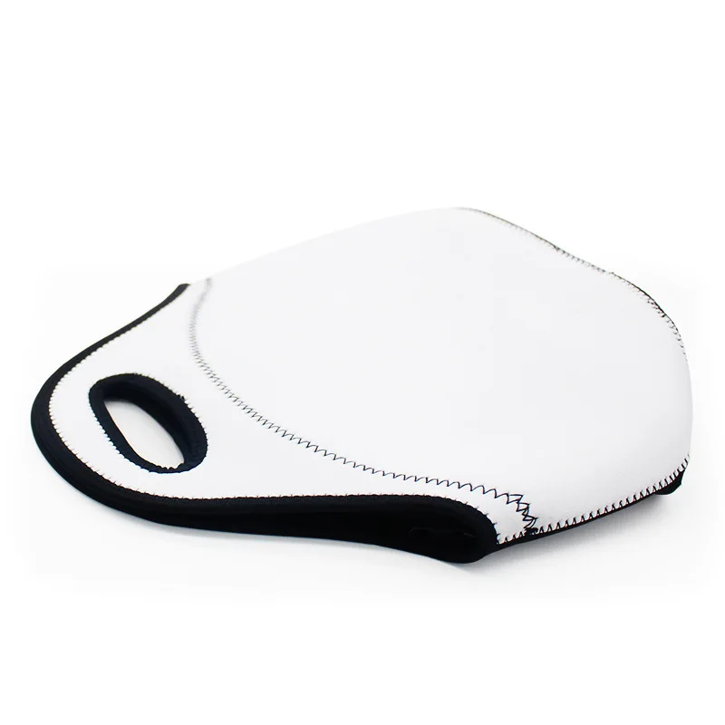 wholesale price custom waterproof insulated blank white neoprene large lunch bag for sublimation