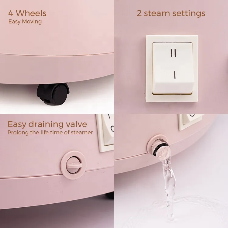 2023 new model professional use ironing equipment 2200W powerful 3L large capacity vertical standing clothes garment steamer