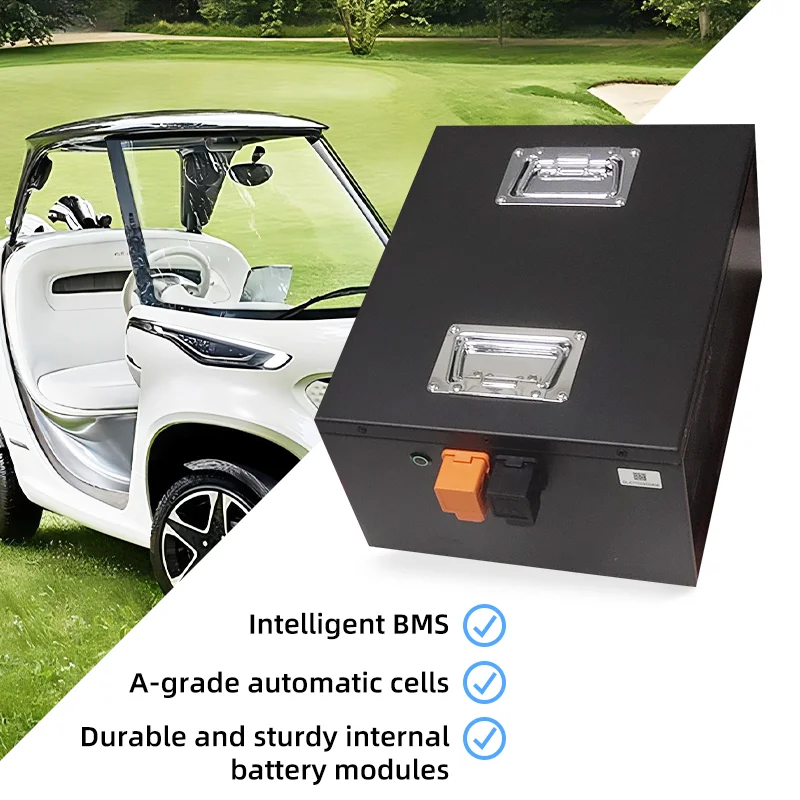 Bluetooth Bms Lcd Display Electric Tricycle Lifepo4 Battery 36 volt 48v 72v 100ah 200ah 300ah Golf Cart Lithium Battery