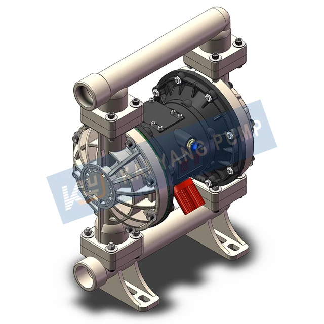 Chemical Resistant Diaphragm Pump QBY-KB40LF Sulfuric Acid Diaphragm Pump It Has Self-Protection Function