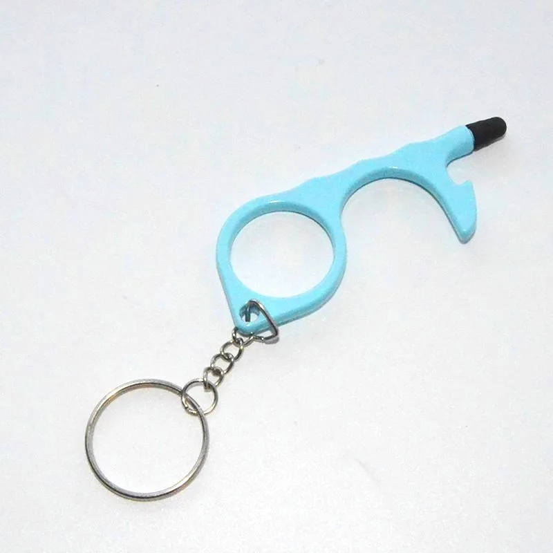 Anti Touch Door Opener Non Contact Safety Door Opener Handle Tool Keychain Self Defense Supplier