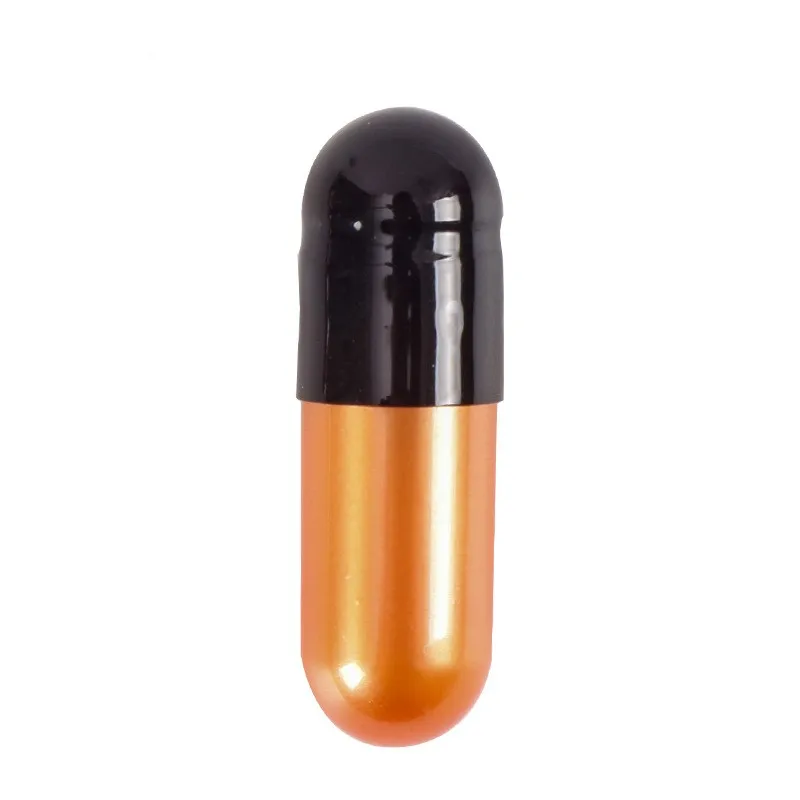 Metallic pearlescent black&gold capsules Empty Bovine Gelatin Capsule Size 00 0 1 2 3 4