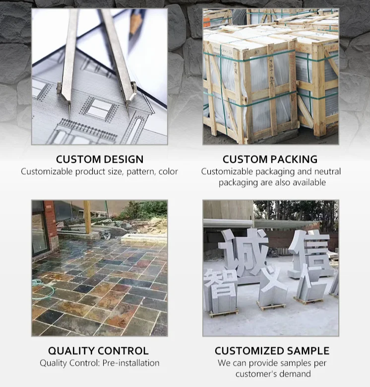 Brick paver slate tile patio paving tile stone floor tiles driveway swimming pool outdoor exterior