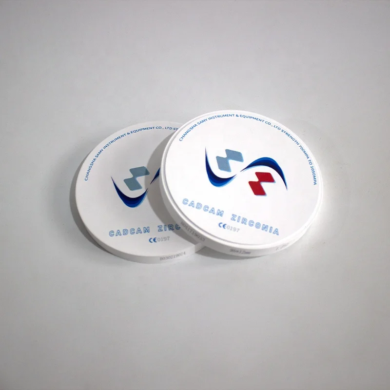China Manufacturer High Translucency Dental Zirconia Blank Disc for CAD CAM Dental Milling Machine Good Price Zirconia Block