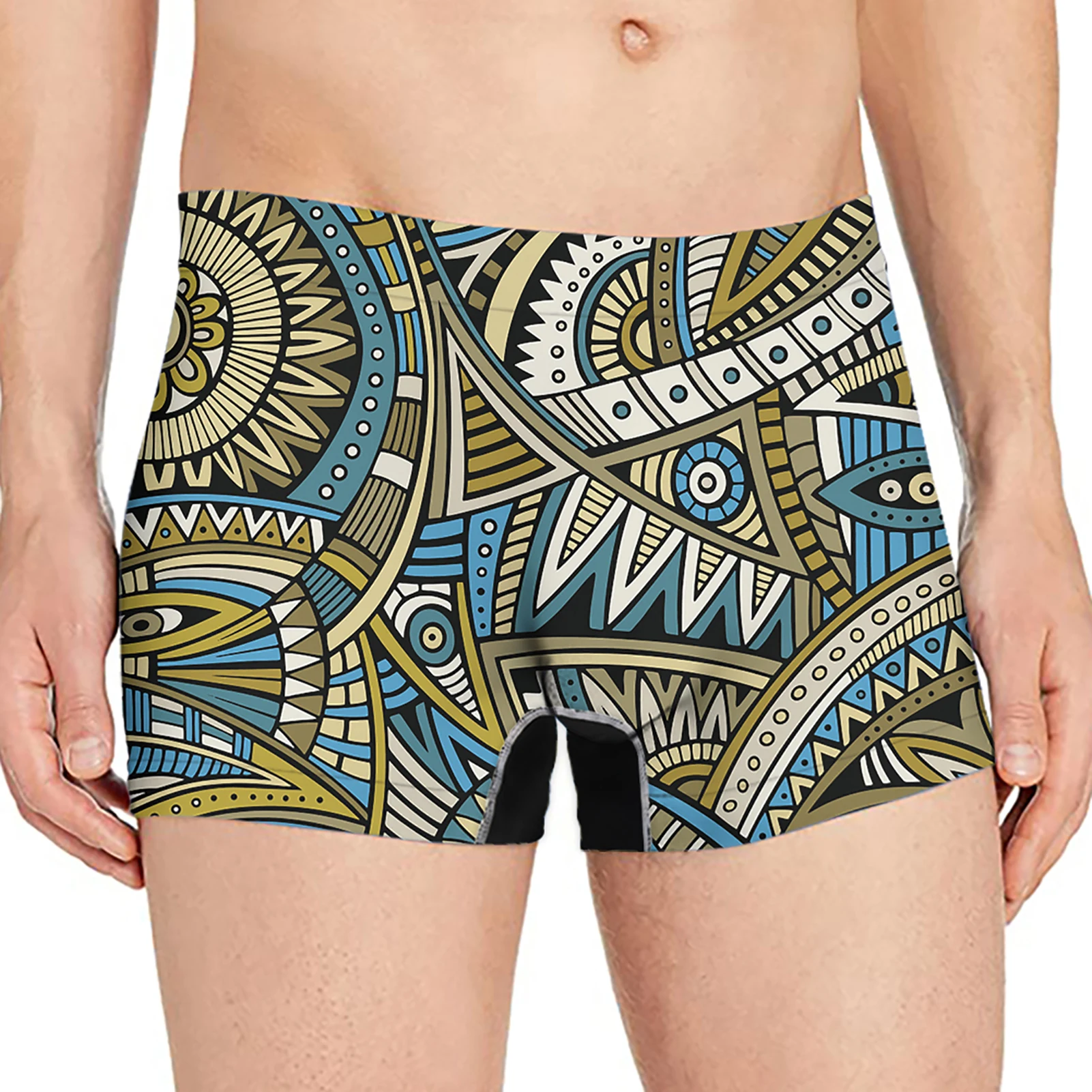 1MOQ Custom High Quality custom brand seamless mens boxer brief men polyester seamless underwear