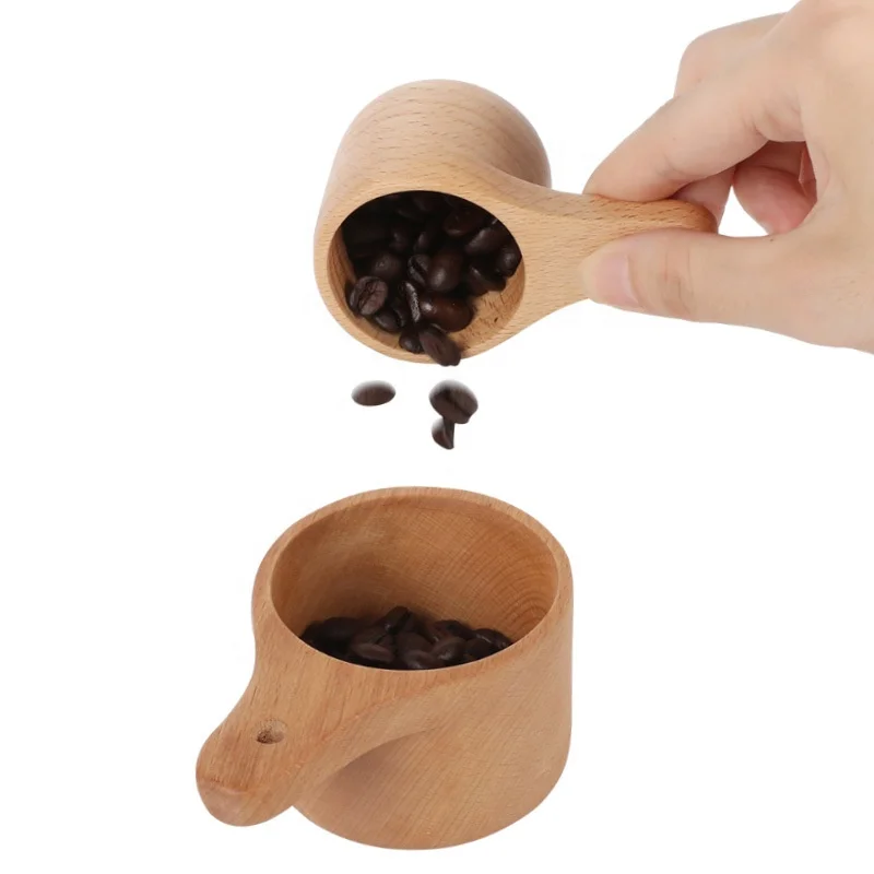 Baking Wooden Measuring Spoon Cup With Lettering Beech Measuring Spoons Cups
