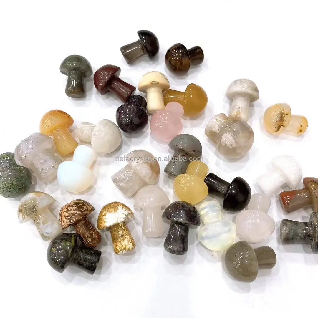 Хит продаж, кристаллы, лечебные камни, грибы из нескольких материалов, мини-грибы, маленькие кристаллы, грибы для подарка