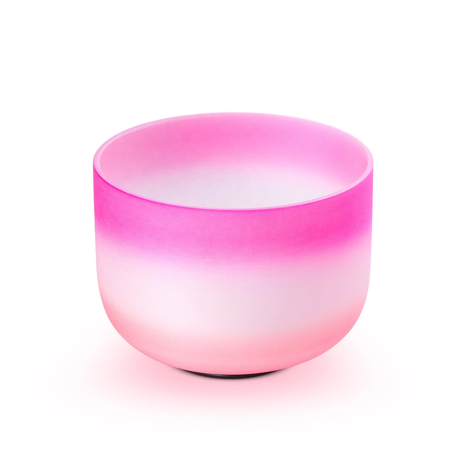 Заводская оптовая продажа чакр 440 Гц и 432 Гц 6-12 дюймов градиентный цвет матовые кварцевые хрустальные поющие чаши для исцеления звуковой ванны