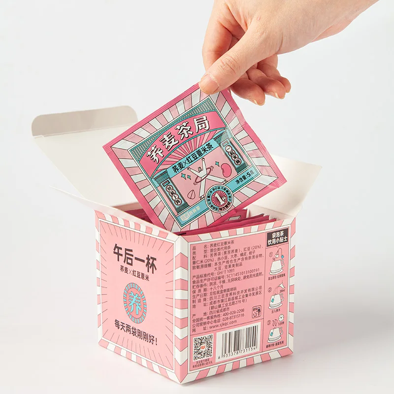 70g tartary buckwheat azuki bean and herbs flavor triangle 14 teabags Bagged Tea