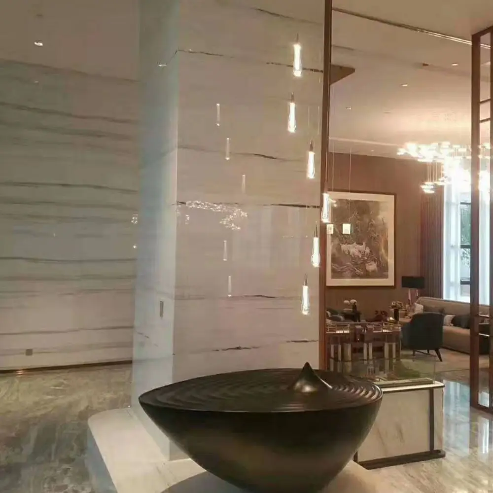 AST OEM/ODM Offer Discount Polished Honed Stone Luxury and elegant Natural Transparent Backlit Star White Onyx Marble slabs