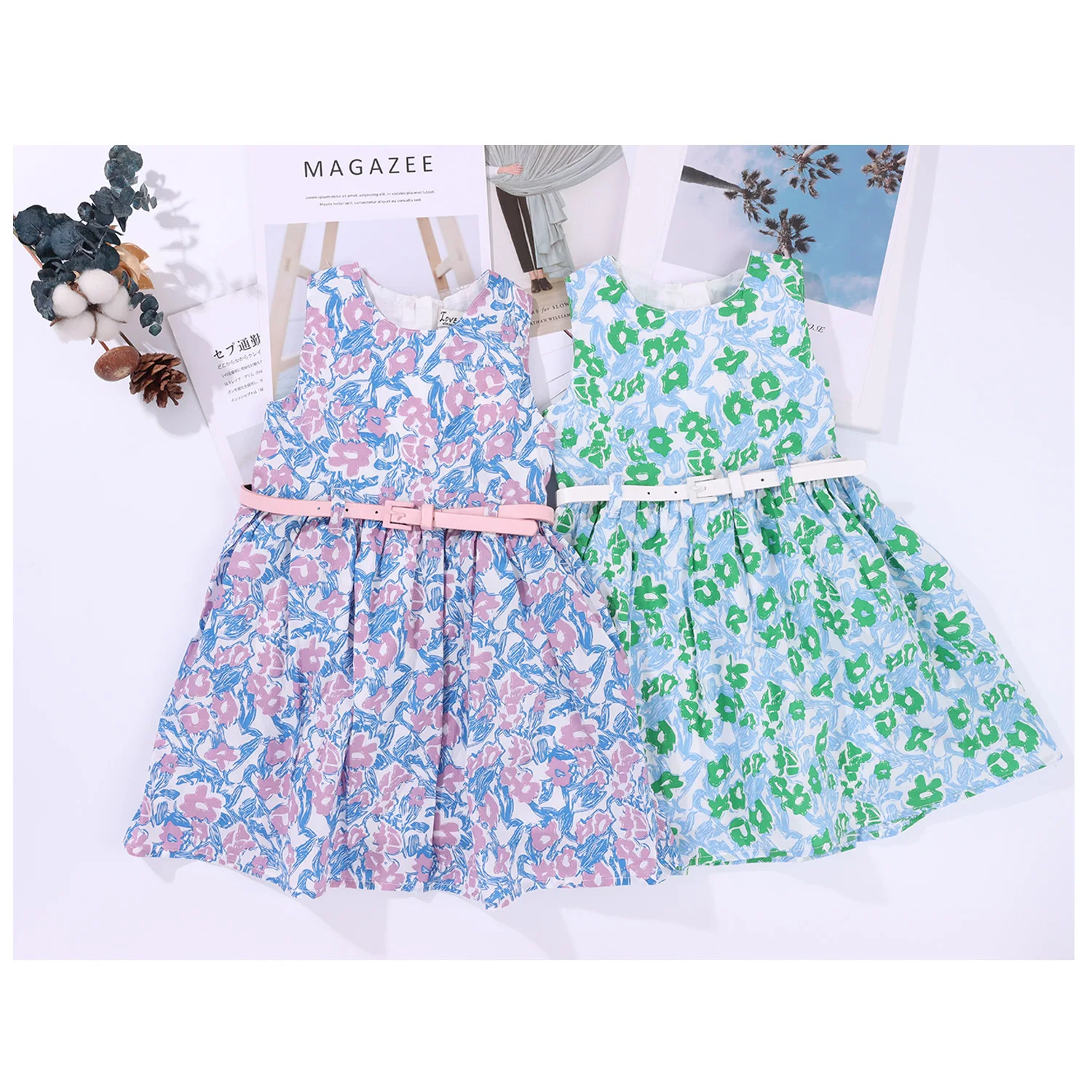 Fashion clothes 2022 Online Shopping baby dress vintage Individuality 100% cotton printed fabric toddler girls dresses