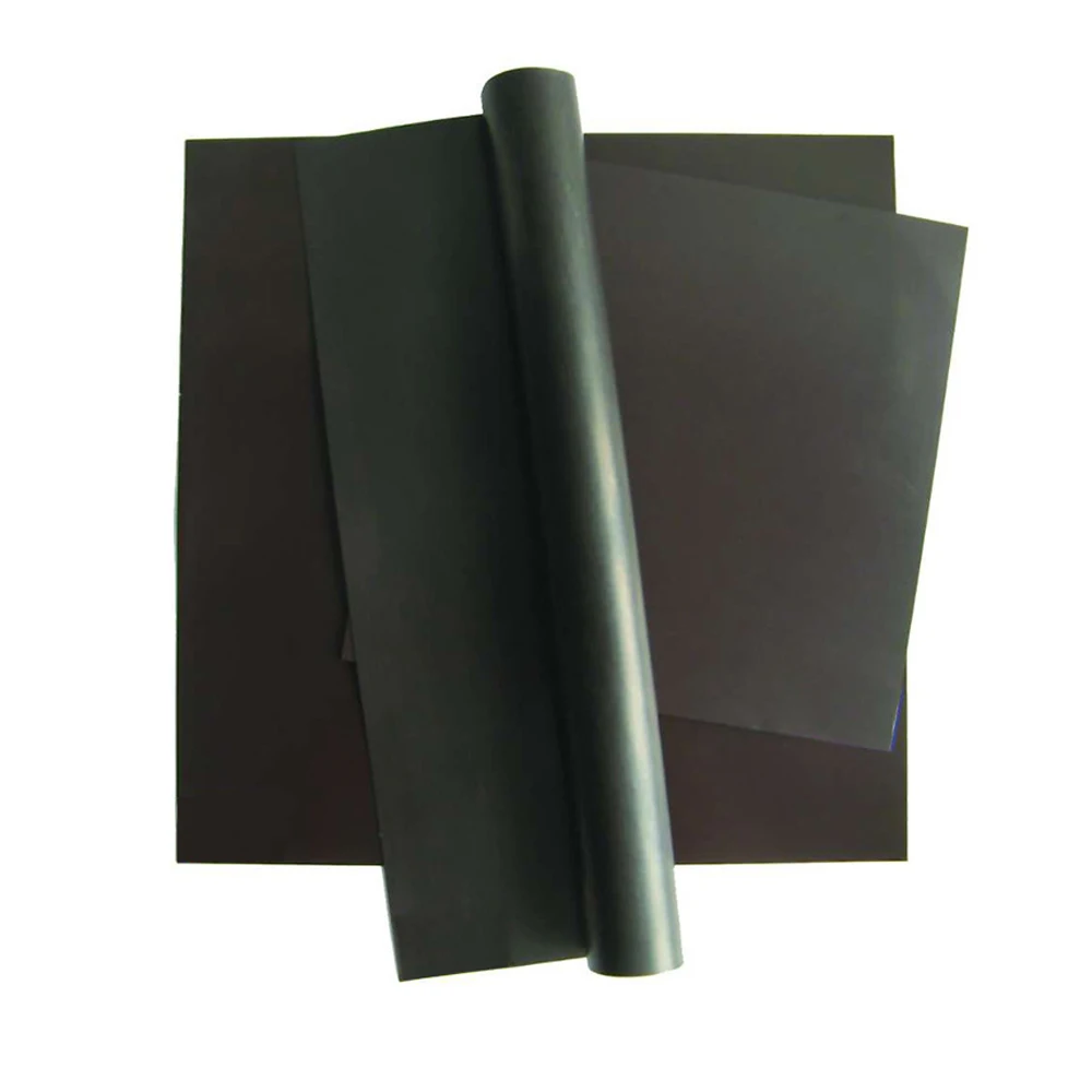 Strong force Isotropic Flexible Rubber Ferrous Magnet Self  Magnetic Sheet Roll