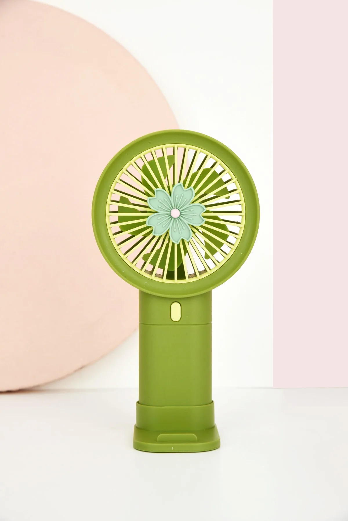 Portable Mini USB Charging Fan Cute Cartoon Design Big Wind for Students for Desktop or Household Use