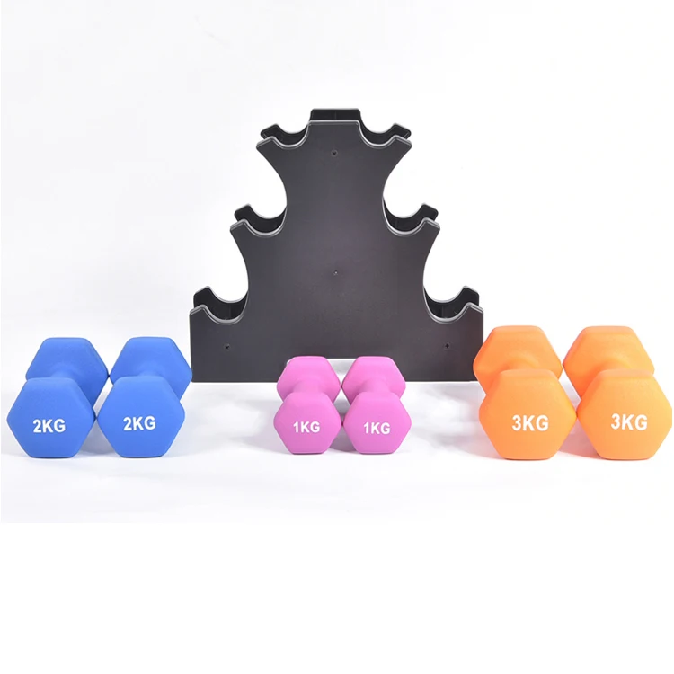 Набор гантелей в форме кости 12 кг для девочек-набор с неопреновым покрытием