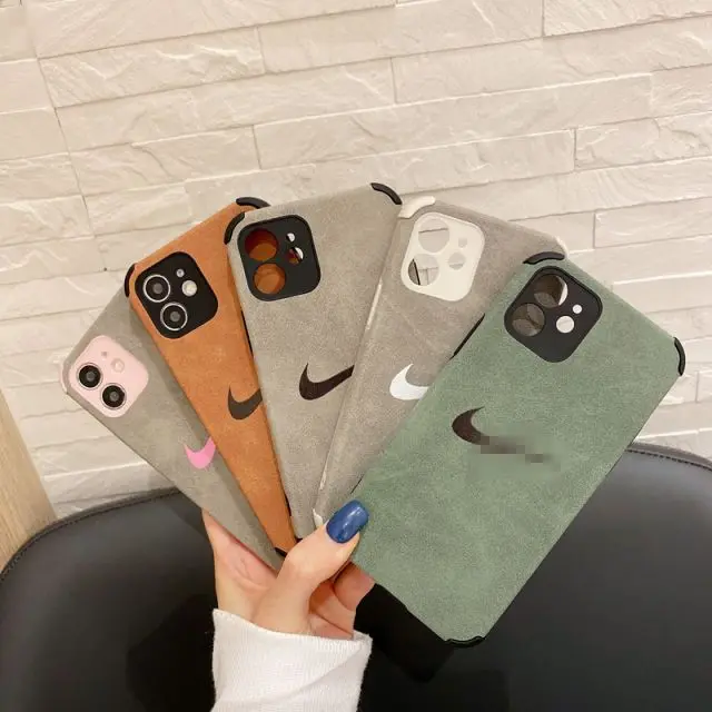 wholesale Hot selling shockproof back cover leather phone cases for iPhone 13 pro 12 11 XSmax soft TPU suede phone case (1600508237844)