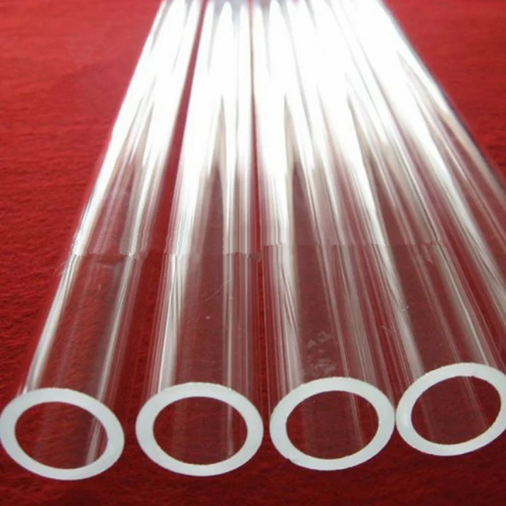 Heat Resistant Quartz Glass spiral quartz glass tube