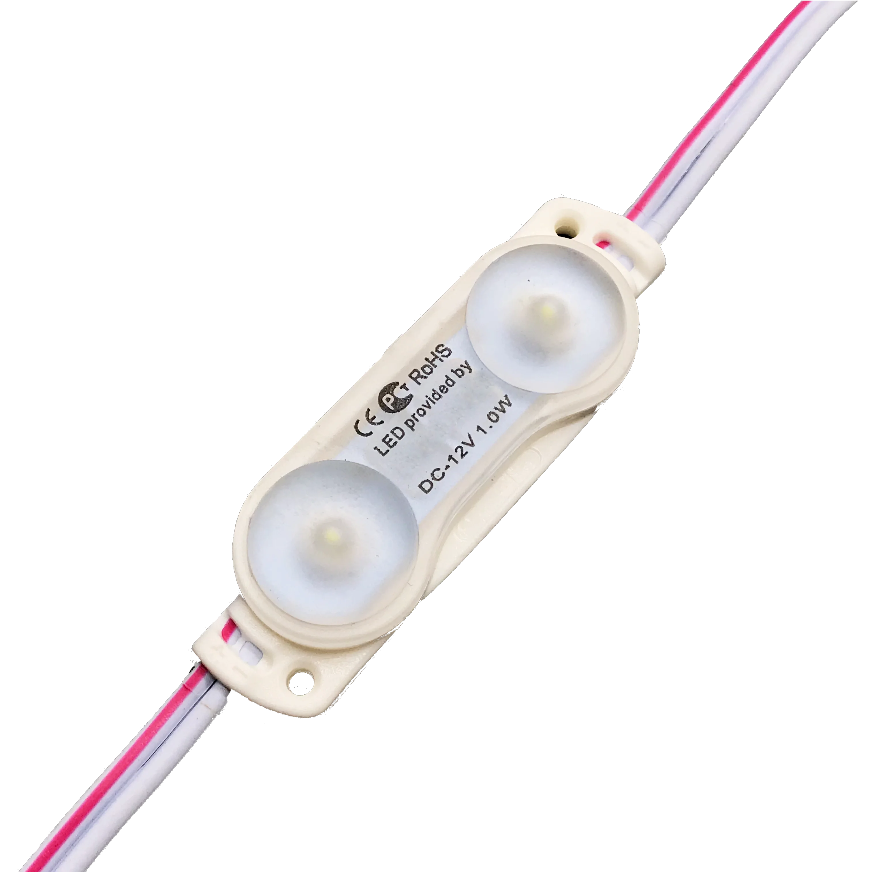 DC12V инъекция 2 светодиодный модуль 5316-2835 1 Вт SMD водонепроницаемый светодиодный модуль с объективом