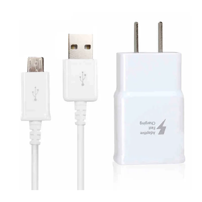  Высококачественное Зарядное устройство USB 2 в 1 адаптер с Usb-кабелем типа C для Samsung S8 S9 S10 9 В 67 А Адаптивное быстрое