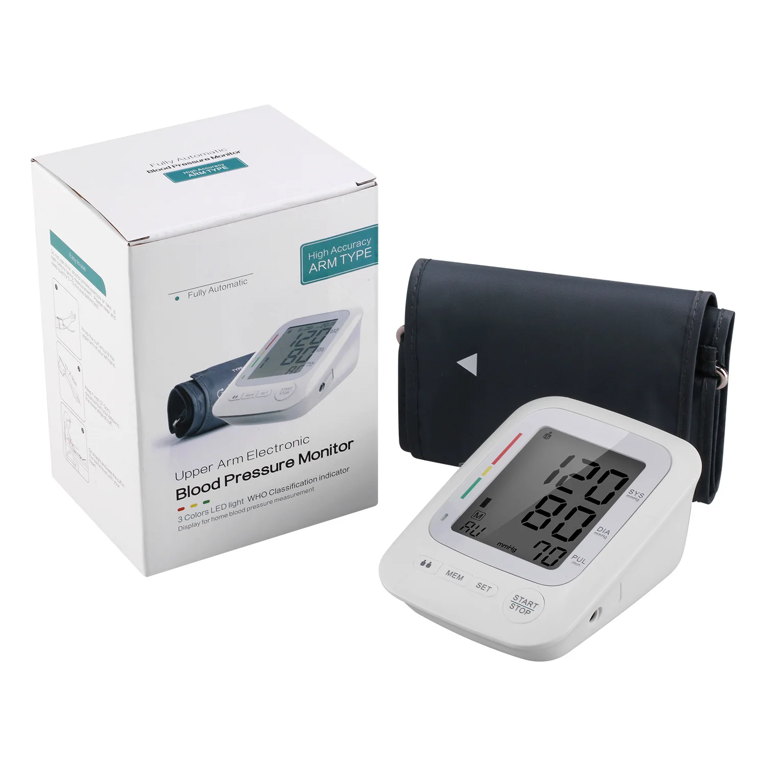Blood Pressure Meter Manufacturer Arm Blood Pressure Monitor Electronic Digital Blood Pressure Machine