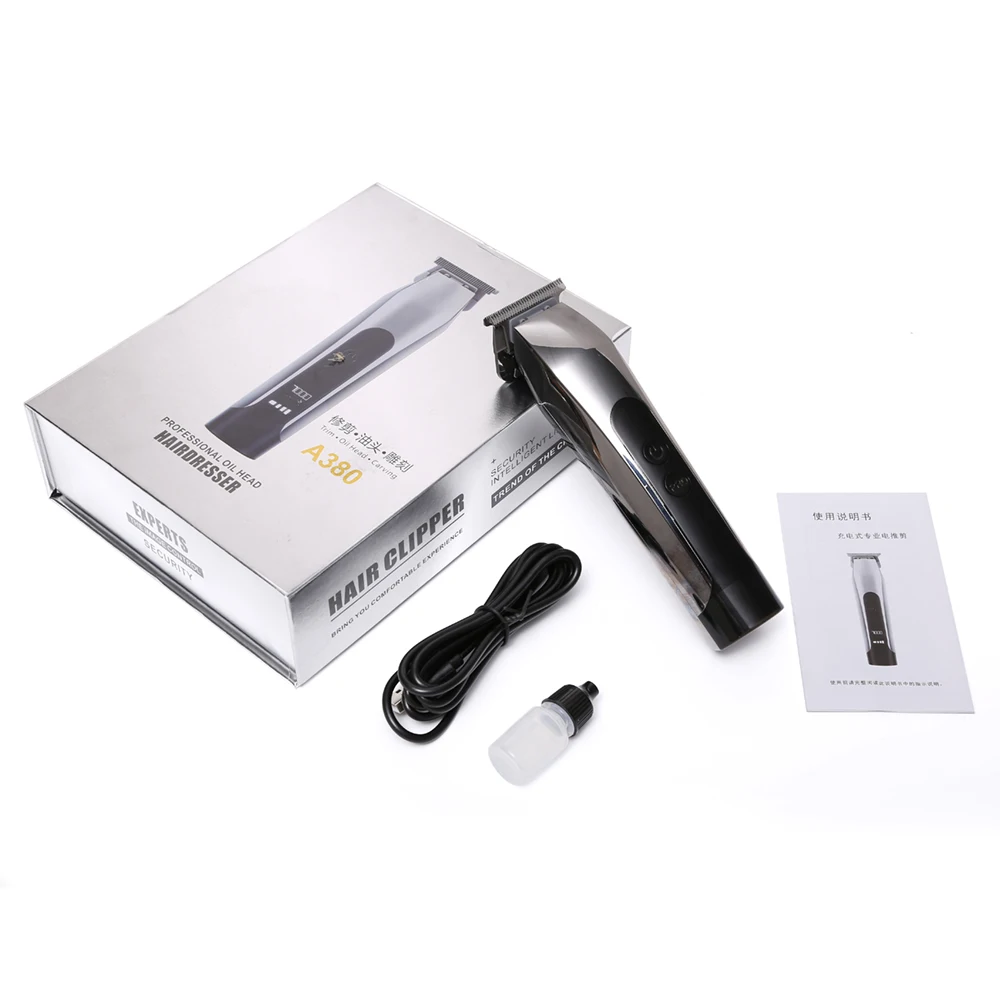 Hair Trimmer Electric Clippers Men Cordless Professional Hair Clipper Cut Machine Wireless Hair Trimmer USB OEM Power ODM