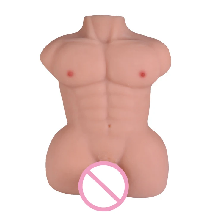 Реалистичная наполовину телесная Мужская силиконовая секс-кукла с большим фаллоимитатором секс-игрушка для женской мастурбации