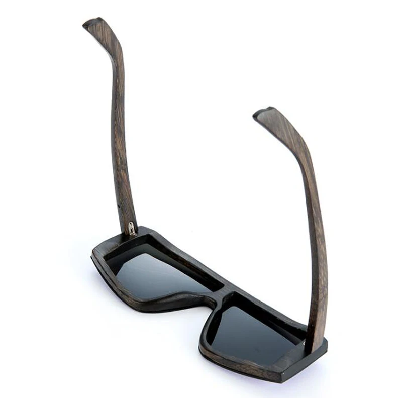 Big Frame Sunglasses Hut Beach Sun Glasses Street Bamboo Wooden Cycling Glasses