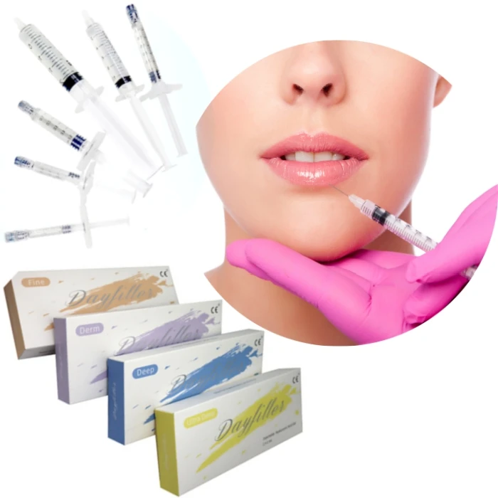 Buy 2ml Injectable Filler Cross-Linked Hyaluronic Acid Dermal Filler Lip Filler Injection