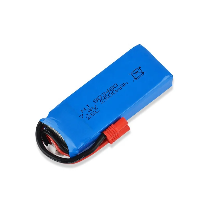 903480 7.4V 2500mah 25C li-ion polymer battery for X8C X8G X8HW helicopter toys