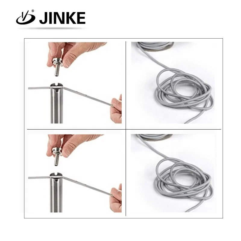 24 inch Height Mini Stanchion with Rope, Short Rope Barrier for Sale