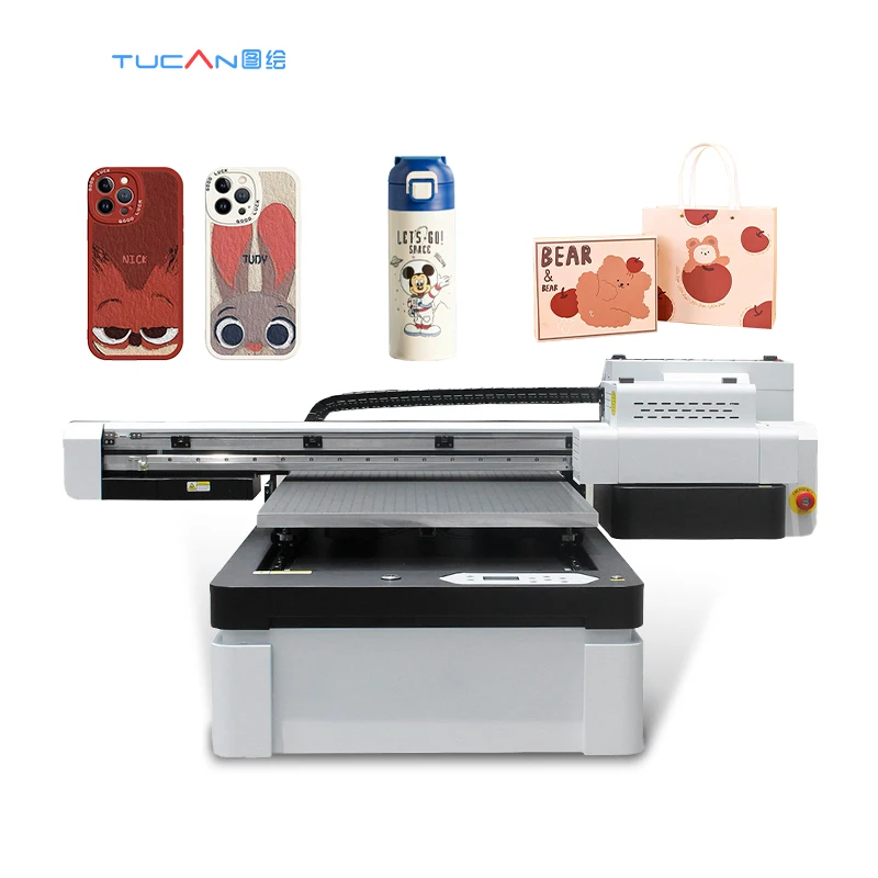 High quality XP600 Print head6090 small size uv flatbed printer book printing machine for sale