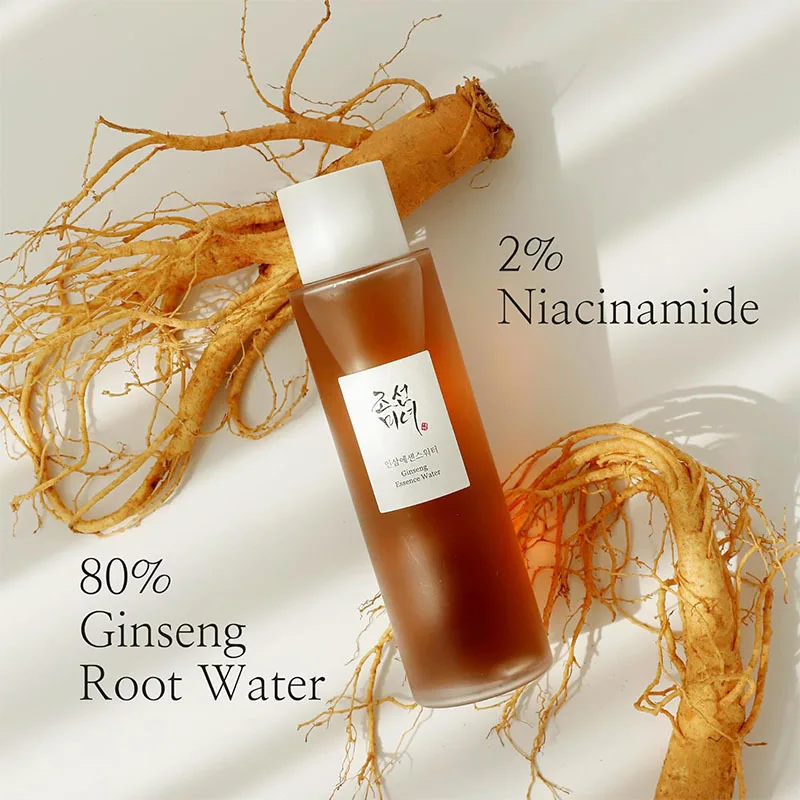 Korean Ginseng Essence Water Serum Female Moisturizes Repairs Dull Skin Reduces Fine Lines Anti-wrinkle Face Toner Liquid