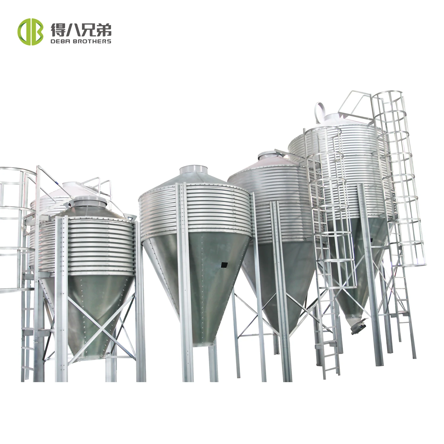 New Condition Hot Dip Galvanized Steel Silo Feed for Poultry Farming House for Piglet and Sow