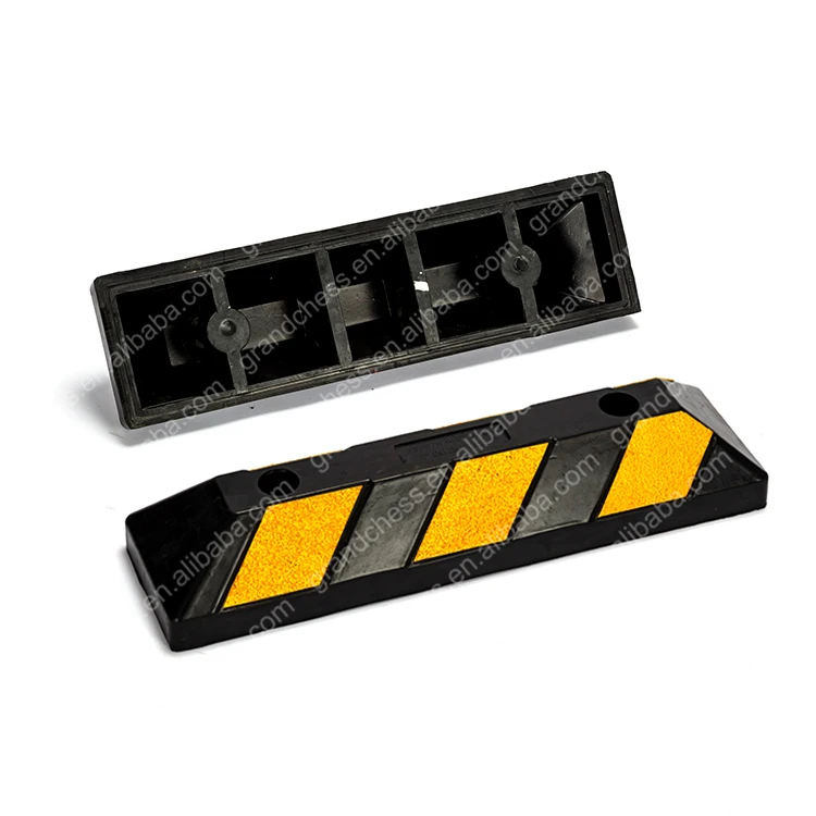 
Grandchess 55cm Durable 2 Sides Reflective Rubber parking block 
