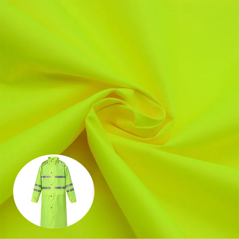 Waterproof 300D*300D PU Milky White Coating Breathable Oxford Fabric 300D DTY Fluorescent fabric For Coat and Jacket