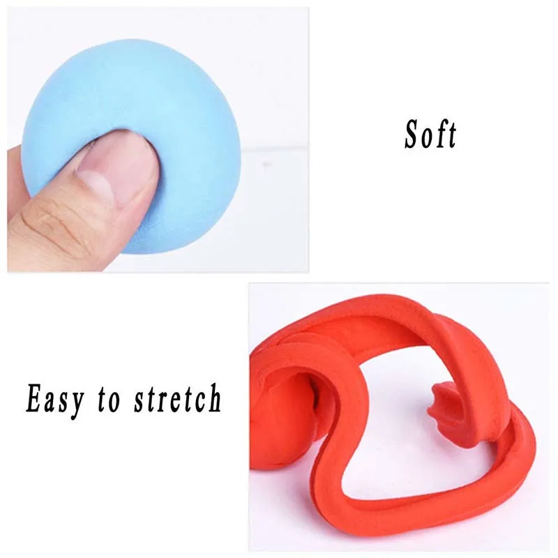 LISI 12/24/36 Colors Mini Non-Toxic Eco-Friendly Ultra Super Light Air Dry Clay for Children  Modeling Magical Clay with Tools