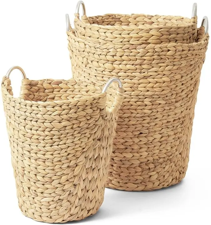 The Manufacturer Listing Storage Handle Baskets Amazon Above Kitchen Cabinets And Shelves wicker waste Basket