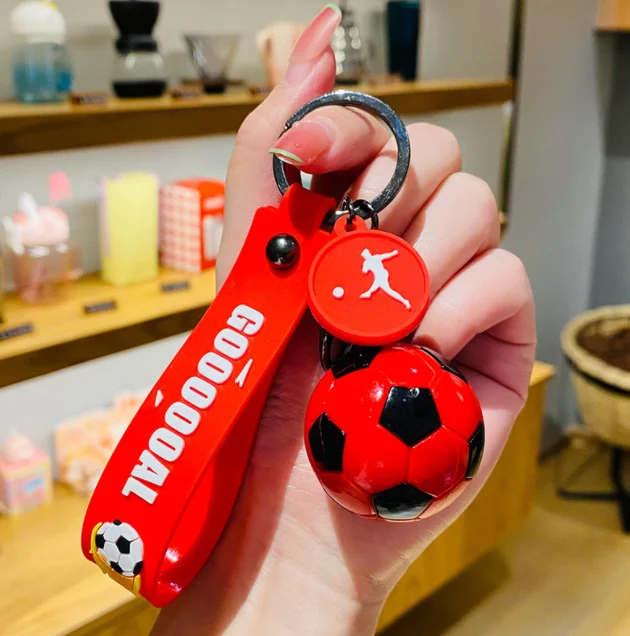 New arrived the unique design Fashion Hot Sale football keychain factory price Hot football keychain toys