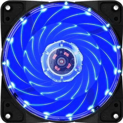 Computer case fan 12CM 12025 LED light Fan 1200 to RGB case fan quiet