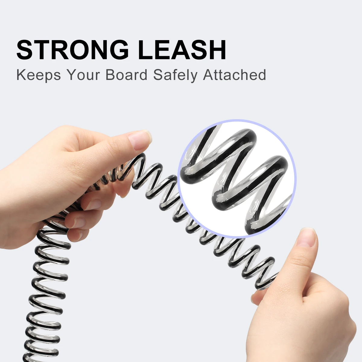 Woowave Hot Sale High Quality Sup Kayak Paddle Surfboard Leash for Surfing